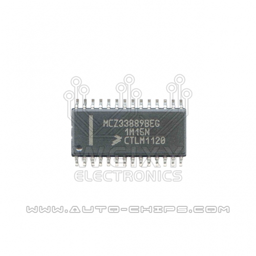 MCZ33889BEG  Commonly used vulnerable driver chip for automotive BCM