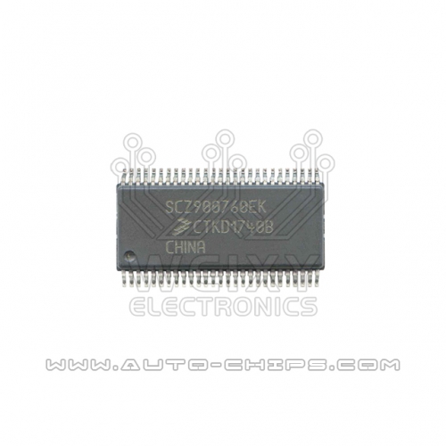 SCZ900760EK   Commonly used vulnerable driver chip for automotive BCM