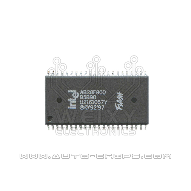 AB28F800-B5B90 flash chip use for automotives ECU