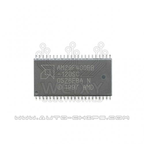 AM29F400BB-120SC  Commonly used vulnerable flash chip for automobiles