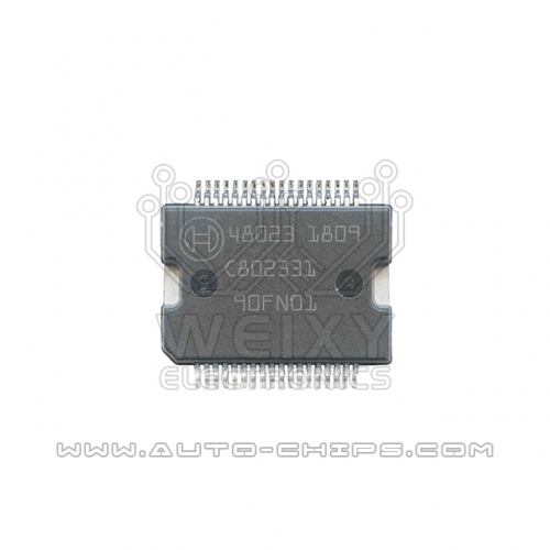 48023 commonly used vulnerable ignition drive chip for Bosch ECU