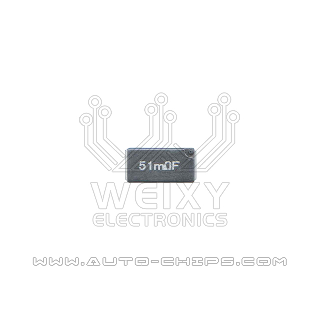51mΩF resistor use for automotives ECU