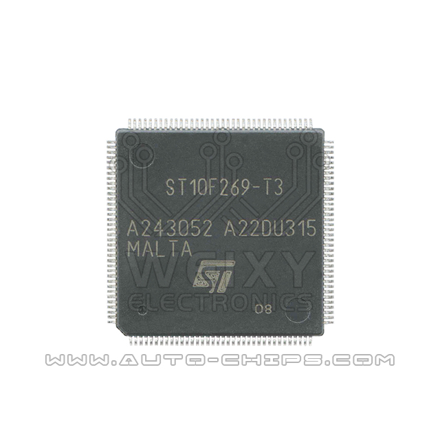 ST10F269-T3  commonly used vulnerable MCU chips for car ECU
