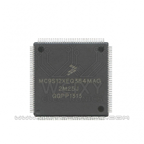 MC9S12XEQ384MAG 2M25J  commonly used vulnerable flash chip for automotive MCU
