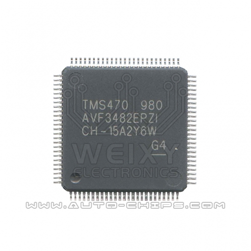 TMS470 980 AVF3482EPZI  commonly used chips for Automotive airbag control unit
