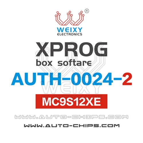 AUTH-0024-2 MC9S12XE Software for XPROG-BOX