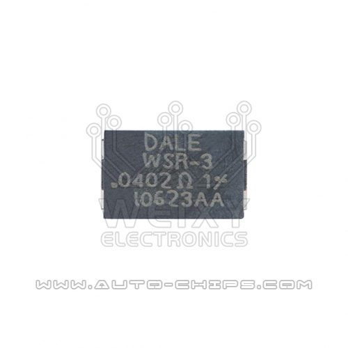 WSR-3 .0402R resistor use for automotives ECU