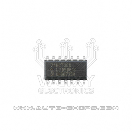 74HCT00D Commonly used vulnerable ECM driver chips for excavators