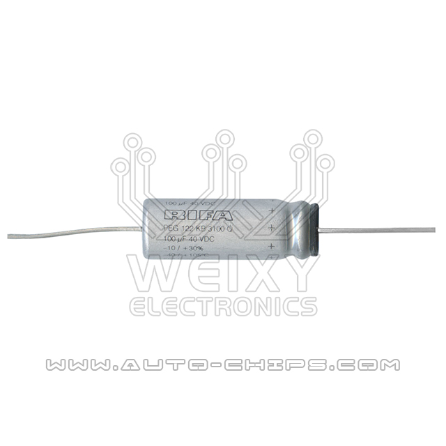 100uf 40VDC capacitor for automotives ECUs