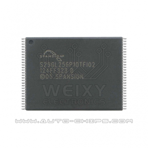 S29GL256P10TFI02 commonly used vulnerable chip for automotive audio and amplifier host