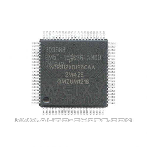 MC9S12XD128CAA 2M42E MCU chip use for automotives