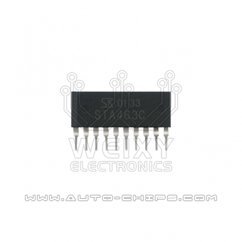 STA463C  commonly used vulnerable driver chip for ECU