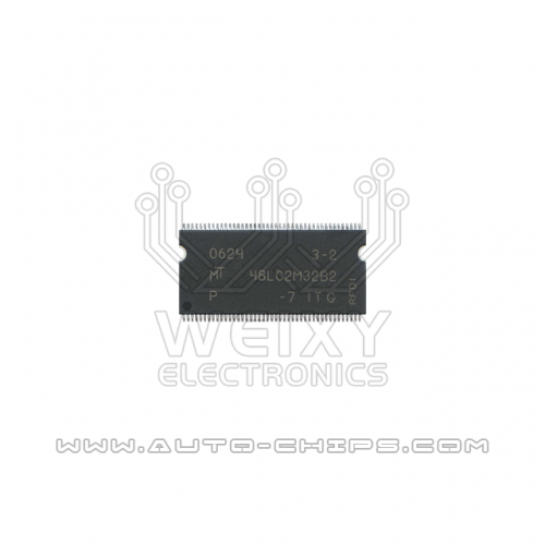 MT48LC2M32B2P-7ITG  commonly used vulnerable chip for automotive audio and amplifier host