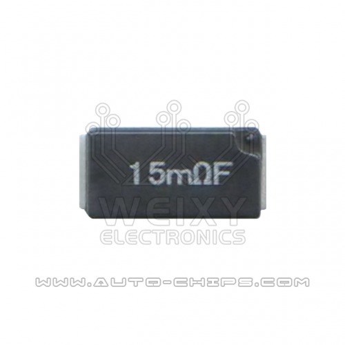 15mRF resistor used for automotives