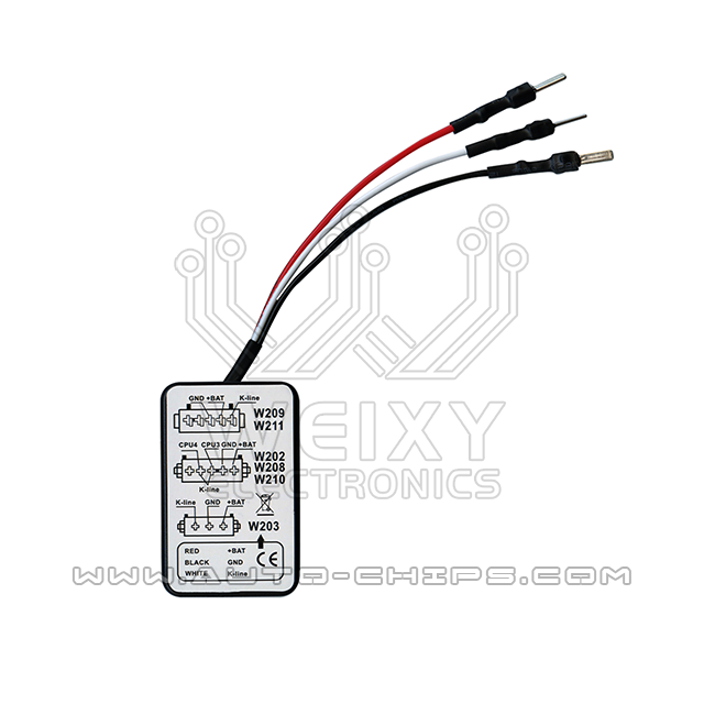 Steering lock emulator for Mercedes-Benz W209 211 202 208 210 203