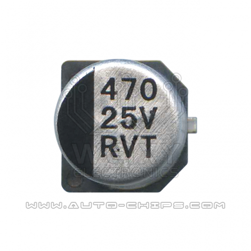 470uf 25V capacitor use for automotives ECU