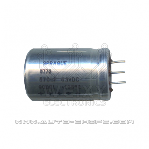 570UF 63VDC capacitor use for automotives ECU