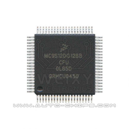 MC9S12DG128BCFU 0L85D commonly used vulnerable MCU memory chip for Mercedes-Benz EIS