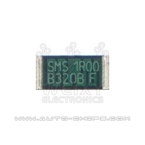 SMS 1R00 high-precision alloy power resistor use for automotives ECU
