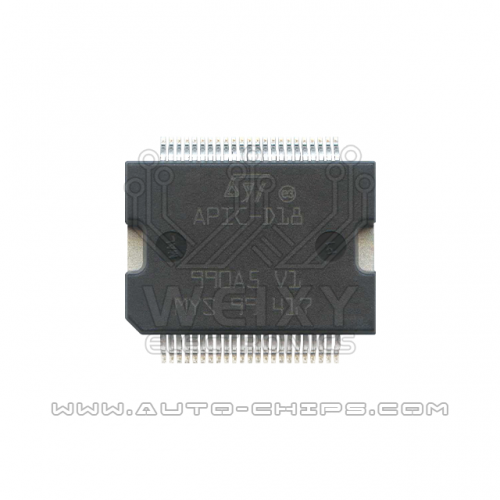 APIC-D18  commonly used vulnerable drive chip for  ECU