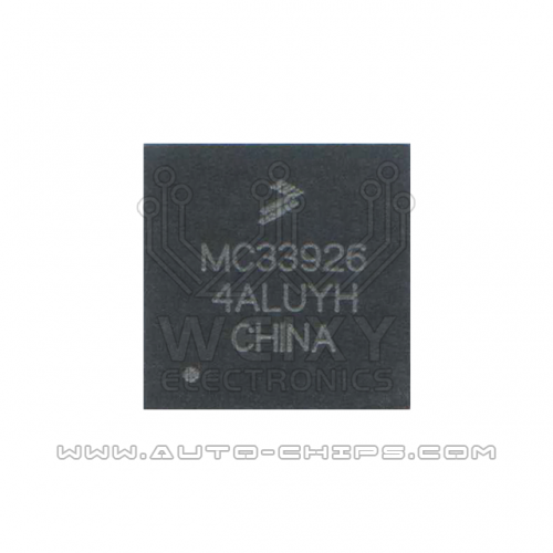 MC33926  Commonly used vulnerable driver chip for automotive BCM