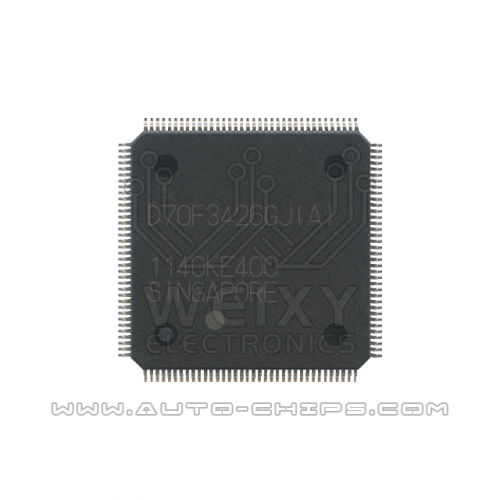 D70F3426GJ(A)  commonly used flash chip for automotive dashboard