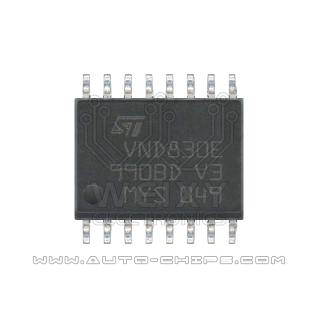 VND830E  commonly used vulnerable drive chip for Audi J393 control unit