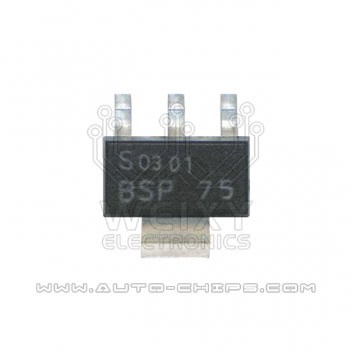 BSP75N  Commonly used vulnerable driver chip for automotive ECU