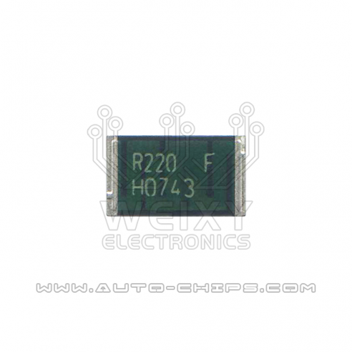 SMT R220 high-precision alloy power resistors for Automobiles ECU