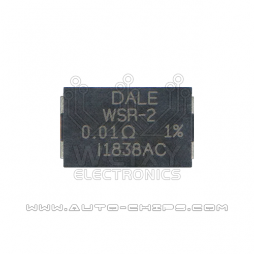 DALE WSR-2 0.01R resistor use for automotives ECU