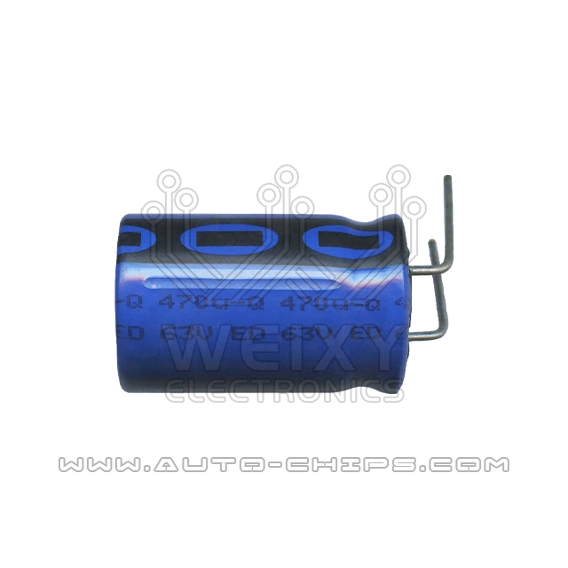 470uF 63V capacitor use for automotives ECU