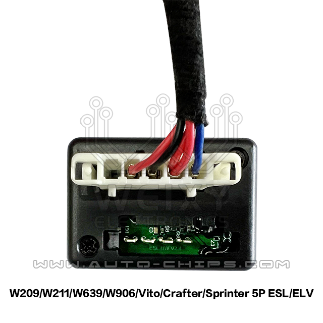 Universal steering lock emulator for Mercedes W169 W245 W202 W208 W210 W203  W209 W211 W639 W906 Vito Crafter Sprinter with lock sound - Plug and Play