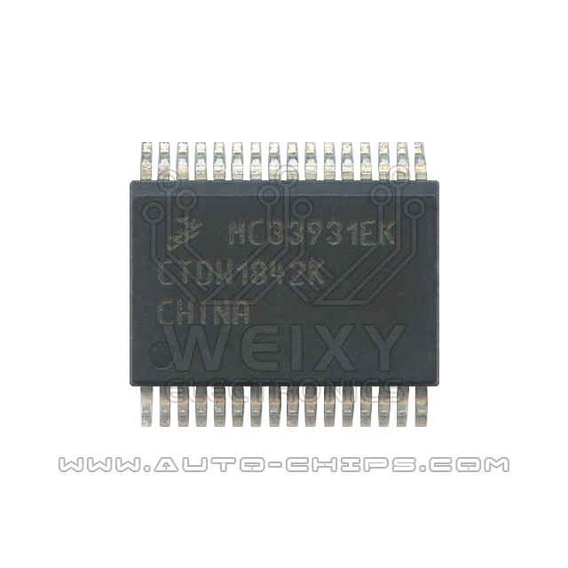 MC33931EK  Commonly used vulnerable driver chip for automotive BCM