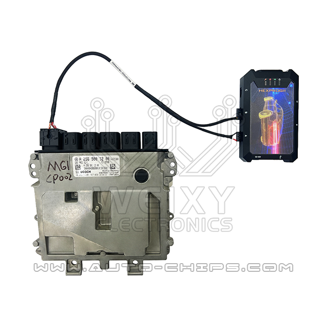 Mercedes-Benz MG1CP002 ECU test platform cable work with HexProg2 Hexprog II